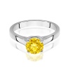 Pierścionek W0544 Diament Laboratoryjny żółty 1,00ct białe złoto