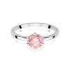 Pierścionek W0535 Diament Laboratoryjny różowy 1,00ct białe złoto