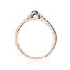 Pierścionek W0435 Szafir 0,15ct różowe złoto