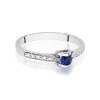 Pierścionek W0435 Szafir 0,15ct białe złoto