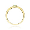 Pierścionek W0288 Topaz Swiss 0,15ct żółte złoto