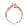 Pierścionek W0014 Diament Laboratoryjny różowy 0,50ct różowe złoto