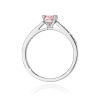 Pierścionek W0052 Diament Laboratoryjny różowy 0,50ct białe złoto