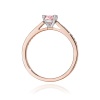 Pierścionek W0052 Diament Laboratoryjny różowy 0,50ct różowe złoto