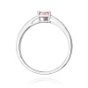 Pierścionek W0065 Diament Laboratoryjny różowy 0,50ct białe złoto