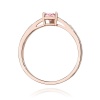 Pierścionek W0065 Diament Laboratoryjny różowy 0,50ct różowe złoto