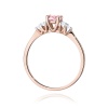 Pierścionek W0451 Diament Laboratoryjny różowy 0,50ct różowe złoto