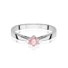 Pierścionek W0229 Diament Laboratoryjny różowy 0.30ct białe złoto