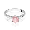 Pierścionek W0540 Diament Laboratoryjny różowy 1,00ct białe złoto