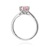 Pierścionek W0540 Diament Laboratoryjny różowy 1,00ct białe złoto