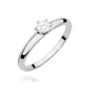 Pierścionek W0679 Diament Laboratoryjny 0,25ct białe złoto