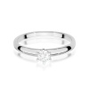 Pierścionek W0679 Diament Laboratoryjny 0,25ct białe złoto