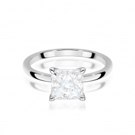 Pierścionek W0690 Diament Laboratoryjny 1,50ct białe złoto