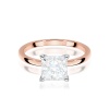 Pierścionek W0690 Diament Laboratoryjny 1,50ct różowe złoto