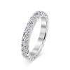 Złota Obrączka 3mm z Diamentami Laboratoryjnymi pr.585