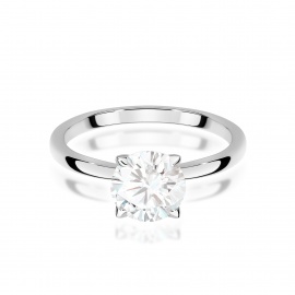 Pierścionek W0687 Diament 1,00ct Białe złoto