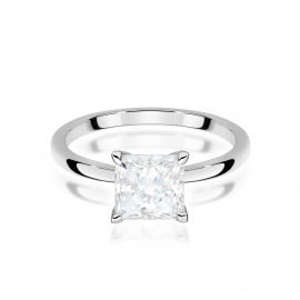 Pierścionek W0690 Diament 1,00ct Białe złoto