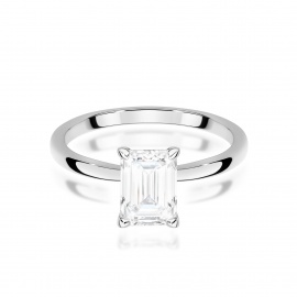 Pierścionek W0691 Diament 1,00ct Białe złoto