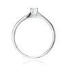 Pierścionek W0045 Diament laboratoryjnym 0,10ct białe złoto
