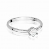 Pierścionek W0496 Diament laboratoryjny 0,30ct białe złoto