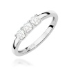 Pierścionek W0716 Diament białe złoto