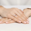 Pierścionek W0346B Tanzanit 0,35ct różowe złoto