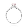 Pierścionek W0222 Diament Laboratoryjny różowy 0,30ct białe złoto