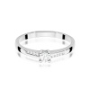 Pierścionek W0258 Diament Laboratoryjny 0,15ct białe złoto