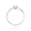 Pierścionek W0258 Diament Laboratoryjny 0,15ct białe złoto