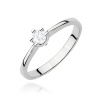 Pierścionek W0256 Diament laboratoryjny 0,20ct białe złoto