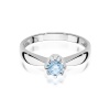 Pierścionek W0288 Diament Laboratoryjny niebieski 0,30ct białe złoto