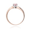 Pierścionek W0228 Diament Laboratoryjny różowy 0,50ct różowe złoto
