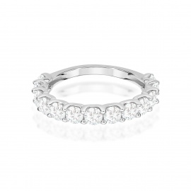 Pierścionek W0721 Diament laboratoryjny białe złoto