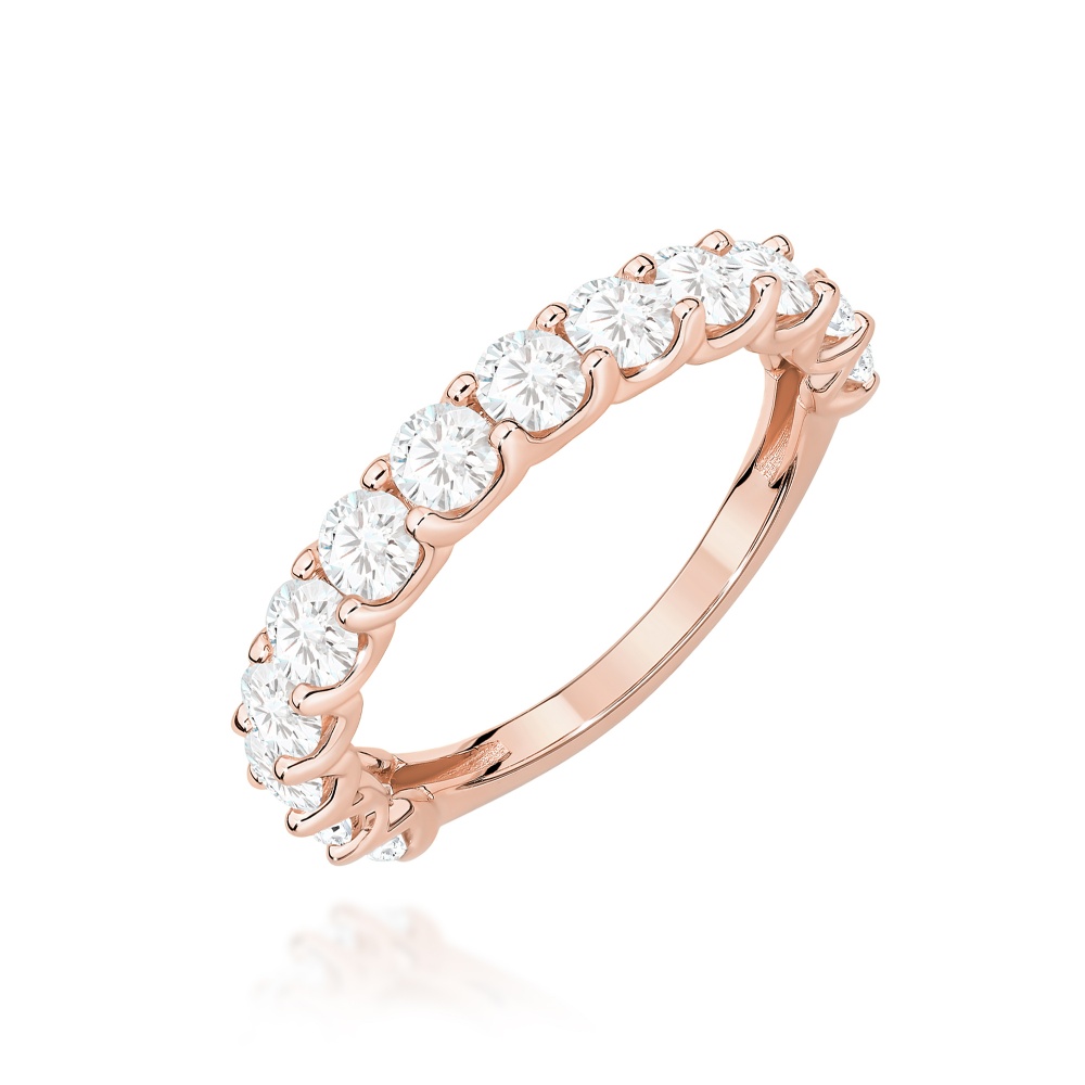 Pierścionek W0721 Diament rózowe złoto