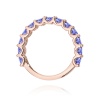Pierścionek W0721 Tanzanit różowe złoto