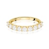 Pierścionek W0719 Diament żółte złoto