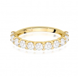 Pierścionek W0720 Diament żółte złoto