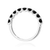 Pierścionek W0719 Czarny Diament białe złoto