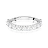 Pierścionek W0720 Diament laboratoryjny białe złoto