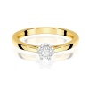 Pierścionek W0715 Diament 0,05ct żółte złoto