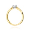Pierścionek W0715 Diament 0,05ct żółte złoto
