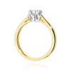 Pierścionek W0715 Diament 0,20ct żółte złoto