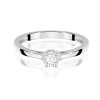 Pierścionek W0715 Diament 0,15ct białe złoto