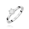 Pierścionek W0715 Diament 0,20ct białe złoto