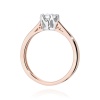 Pierścionek W0715 Diament 0,20ct różowe złoto