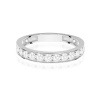 Pierścionek W0726 z diamentami białe złoto