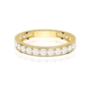 Pierścionek W0726 z diamentami żółte złoto